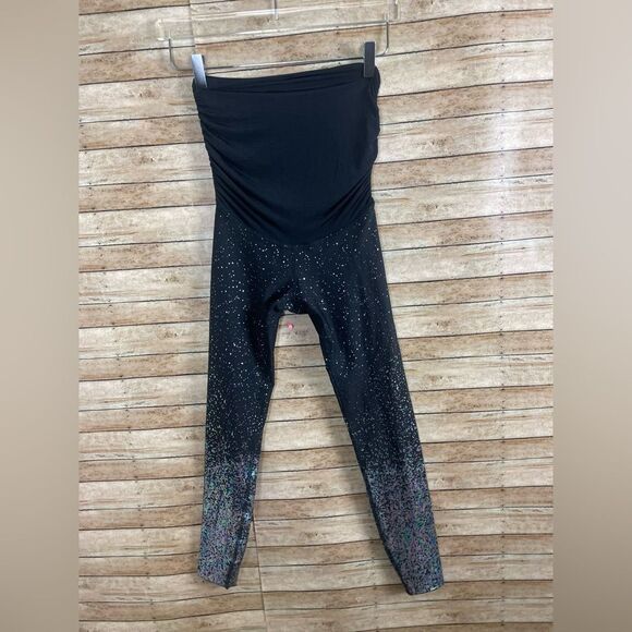 Beyond the Bump Alloy Ombre Midi Leggings Sz S - Picture 1 of 4